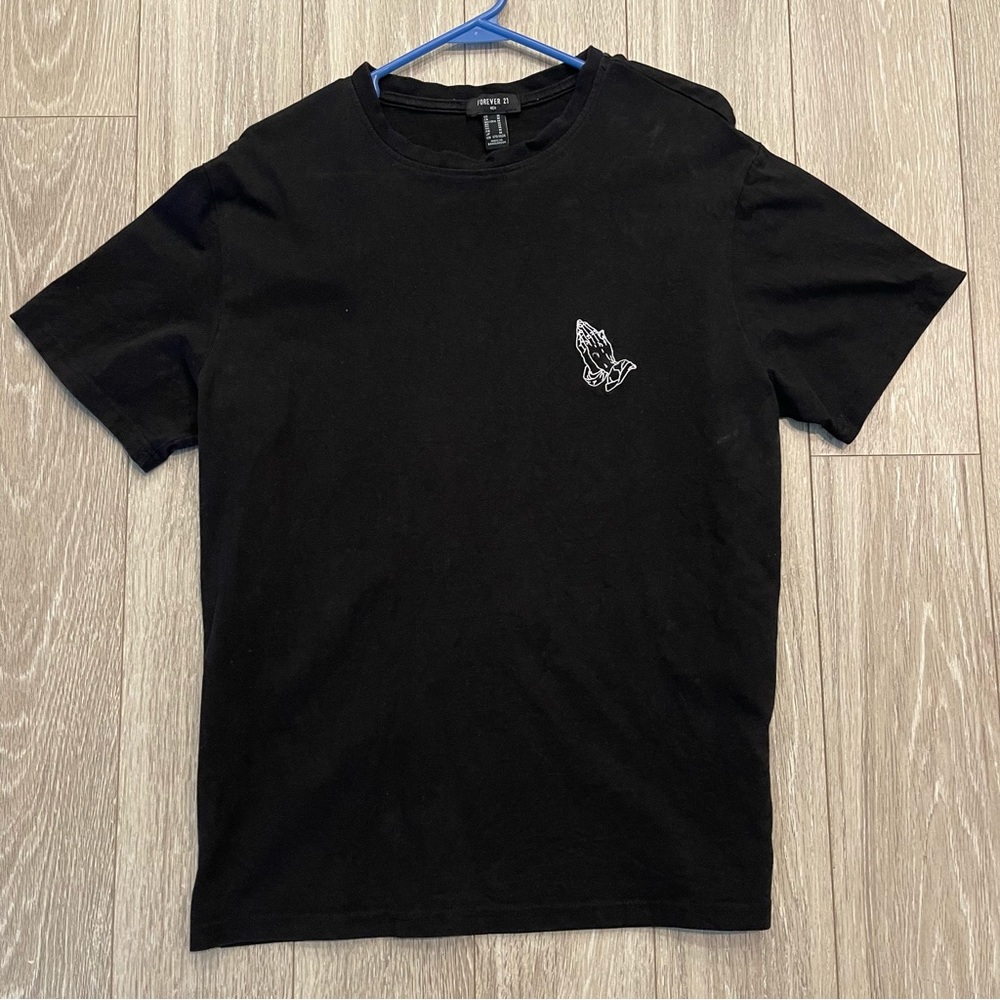 Black Prayer Hands T-Shirt